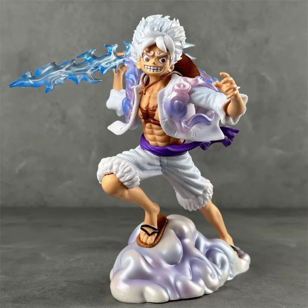 GK One Piece Sun God Nika Fifth Gear Luffy Crouching Second Gear Fruit Awakening Action Figure