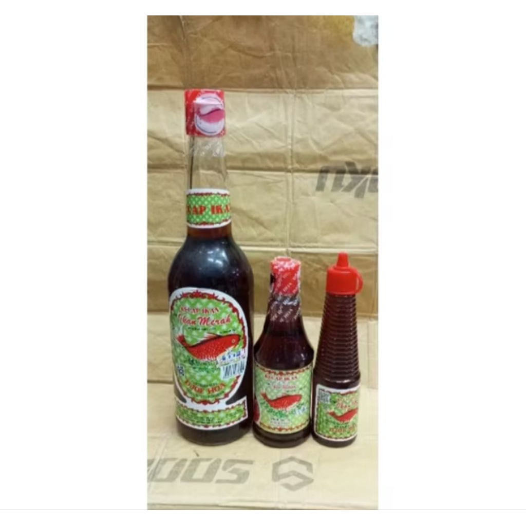 

kecap ikan merah/ kecap ikan cap ikan merah besar,tanggung,kecil