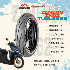 Ban Donat Murah Zeneos ZN62  Ring 14 Ban motor Vario Beat Mio ALL MATIC Tubeless