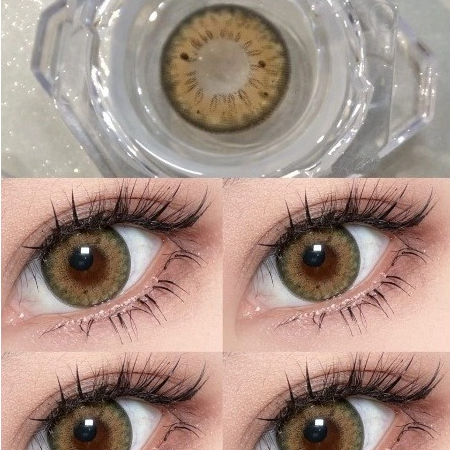 PINKINSOFTLENS My Lolyplus Mini Roche Green Hijau Softlen Normal sd -10.00 1 Pasang Lensa Kontak War