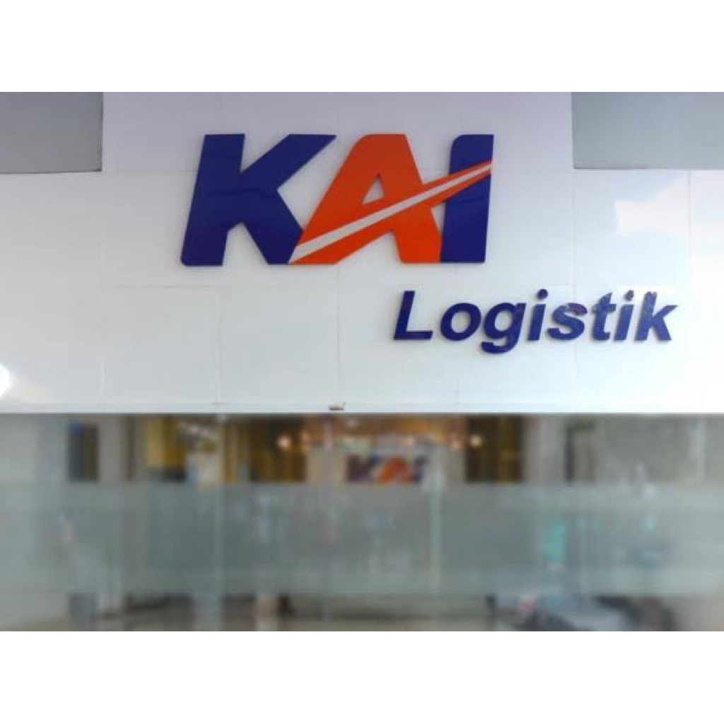 Huruf Timbul Logo KAI Logistik Akrilik/Logo KAI Logistik
