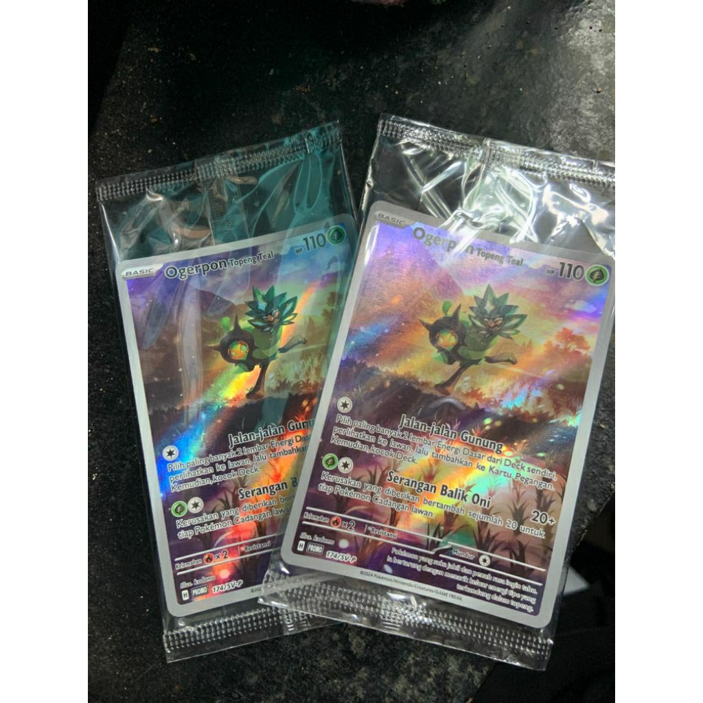 Kartu / Pokemon Ogerpon Topeng Teal / Original TCG Indonesia