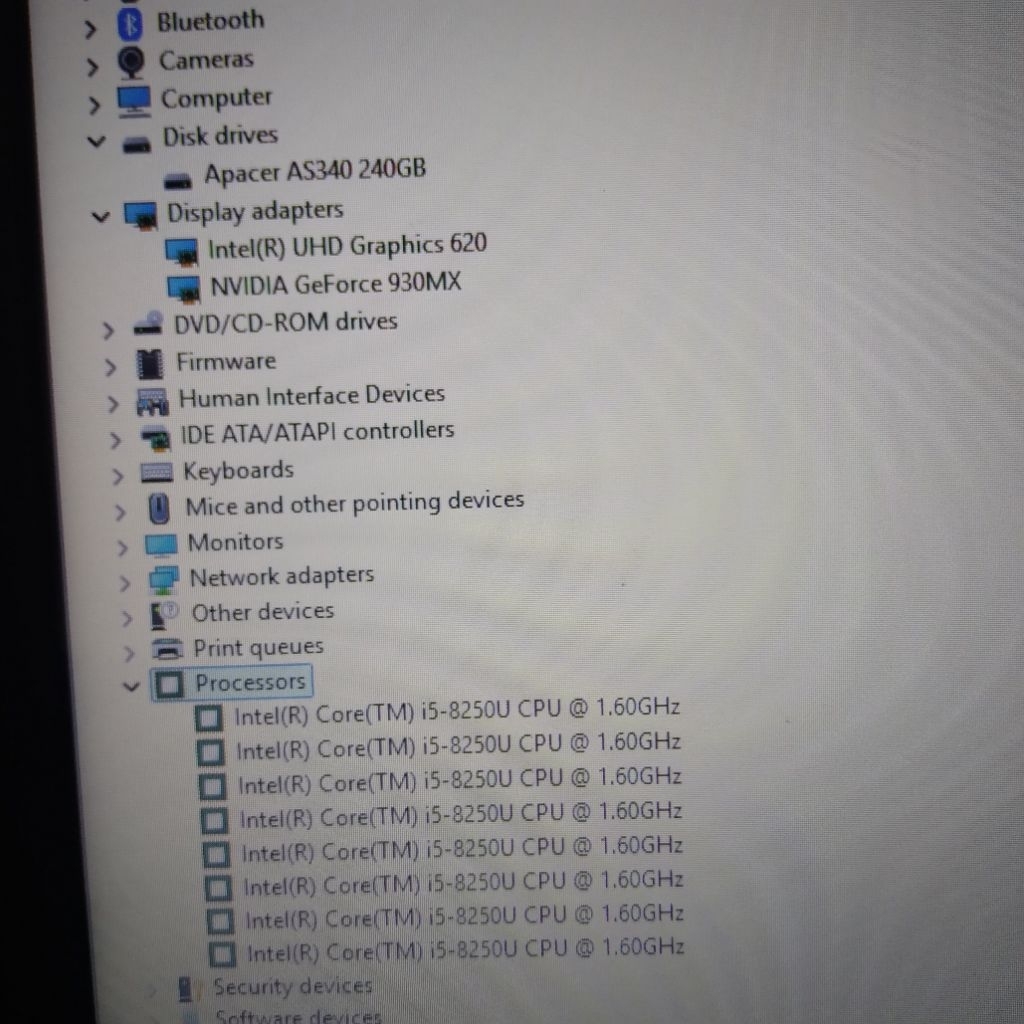 ASUS A442UR I5 8250U/8/240SSD DUALVGA GAMING GRAFIS