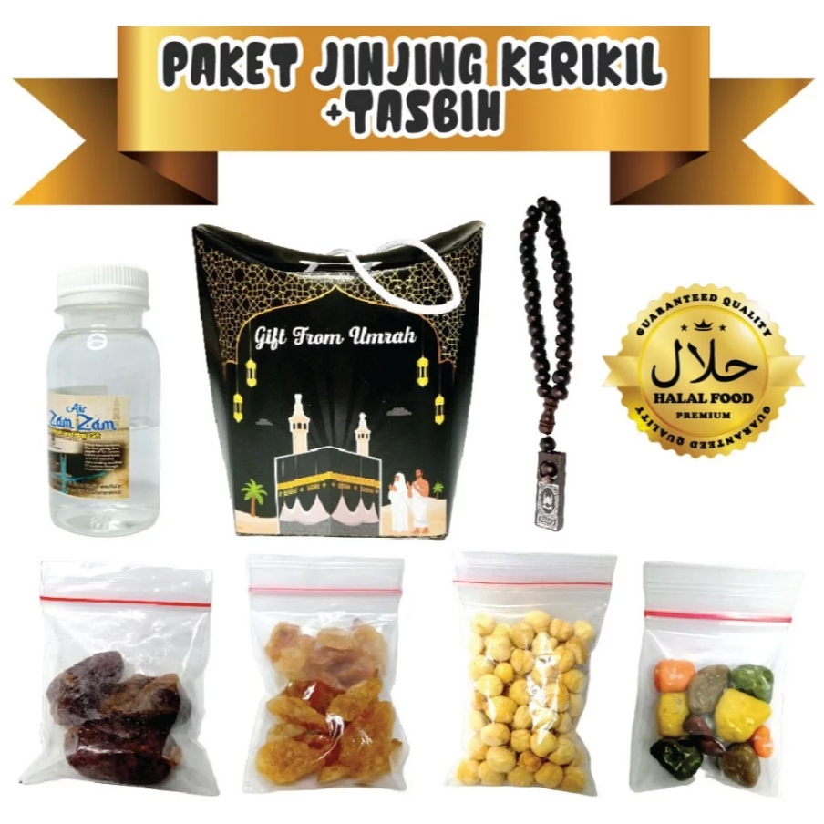 

Paket Oleh oleh Haji dan Umroh Ekonomis Dus tali jinjing kabah + cokelat kerikil gift premium lengkap