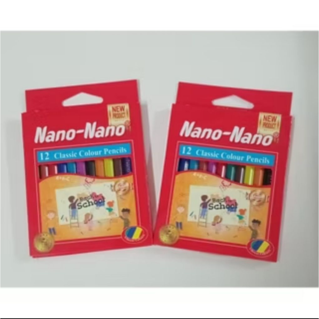 

Color Pencil Nano 12 Warna Pendek | Pensil12 Warna Ukuran Pendek