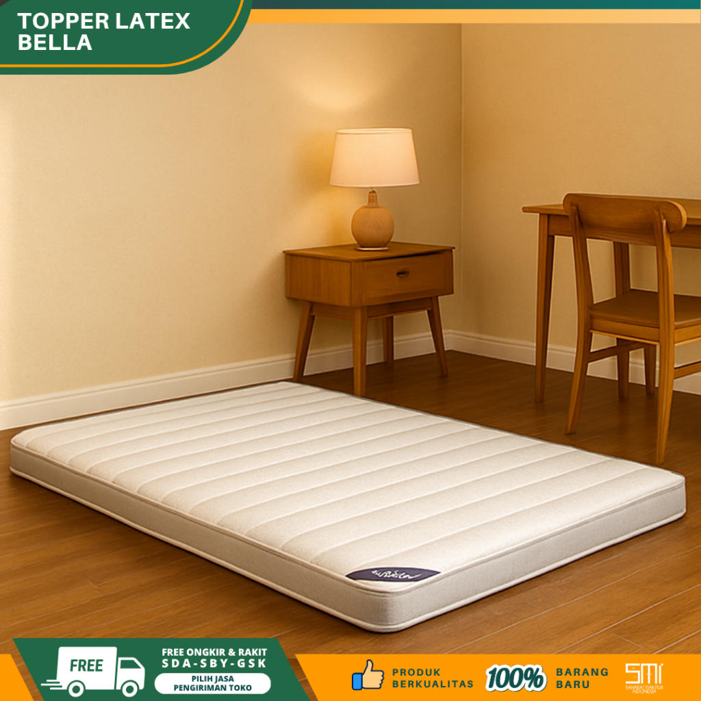 Topper Latex Bella / Latex Topper Orthopedic Mattress 9cm / Topper Ultra Plush Latex New Edition