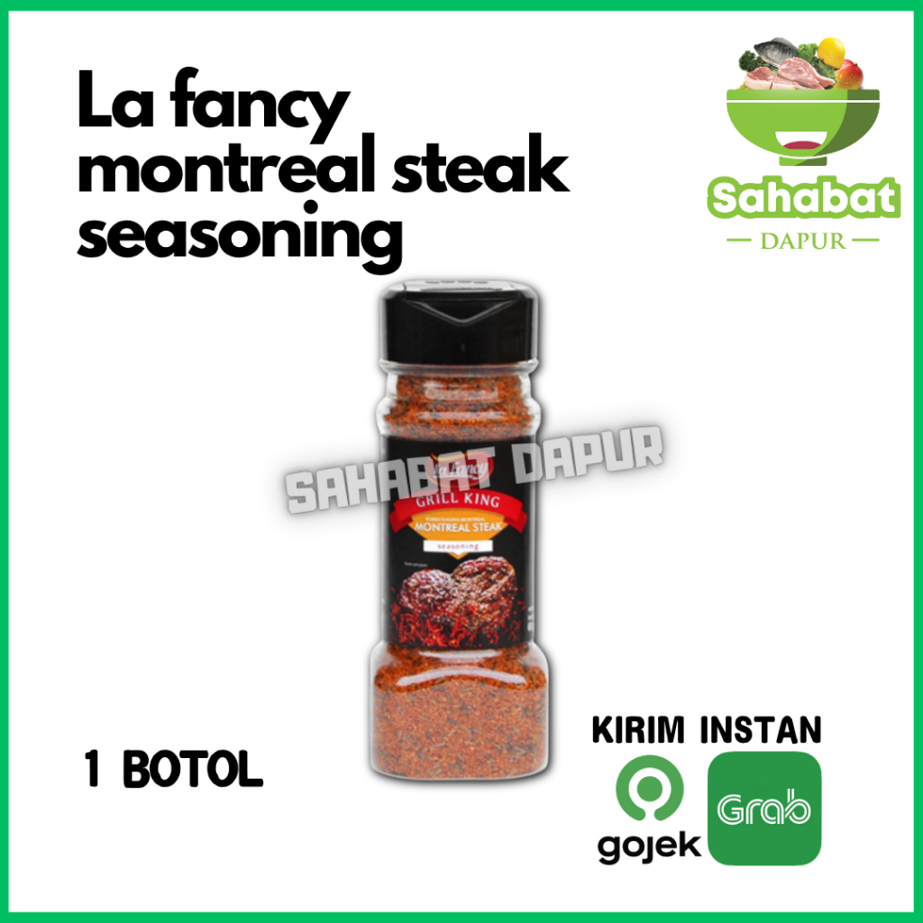 

La Fancy Botol Montreal Steak Seasoning / Bumbu Daging Montreal