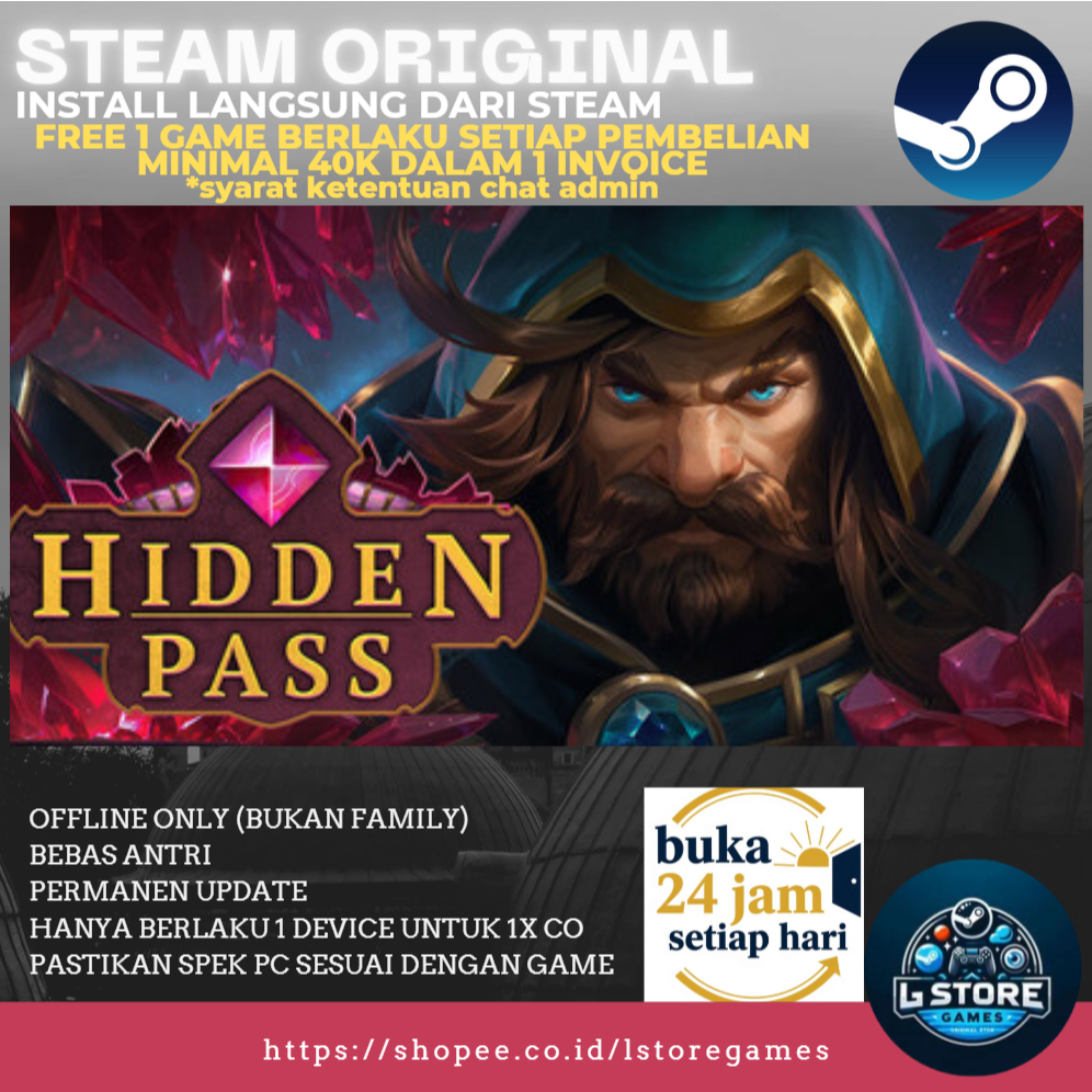 Hidden Pass Offline Game PC Original