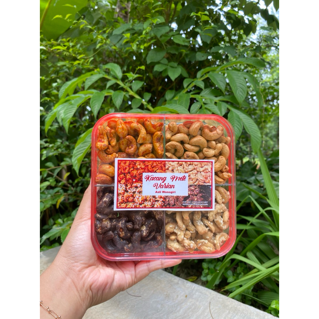 

KACANG METE MIX 4 VARIAN RASA Netto 500gram