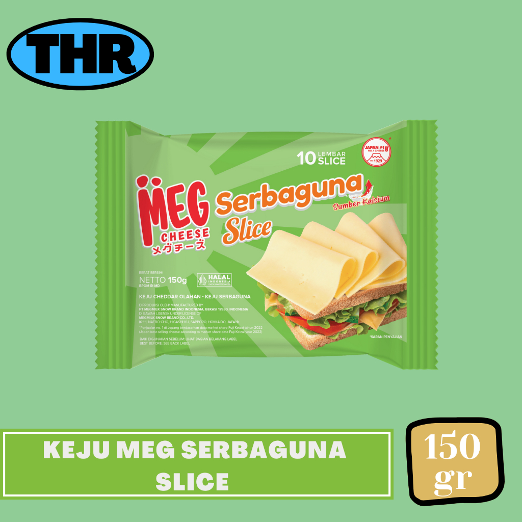 

Keju MEG Serbaguna Slice 150gr