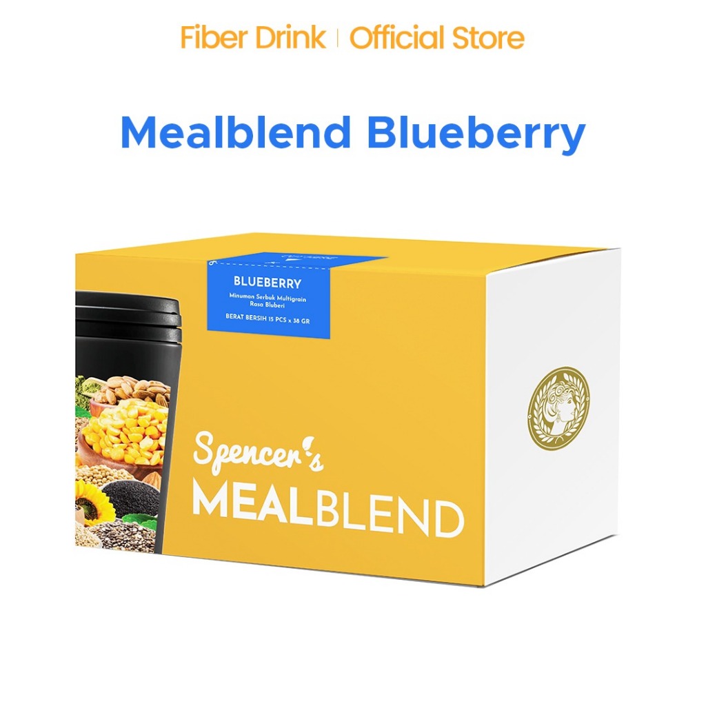 

Spencer's MealBlend - Vanilla Ice Cream - 1 Box Multigrain Slimming Drink - Pengganti Makanan Original