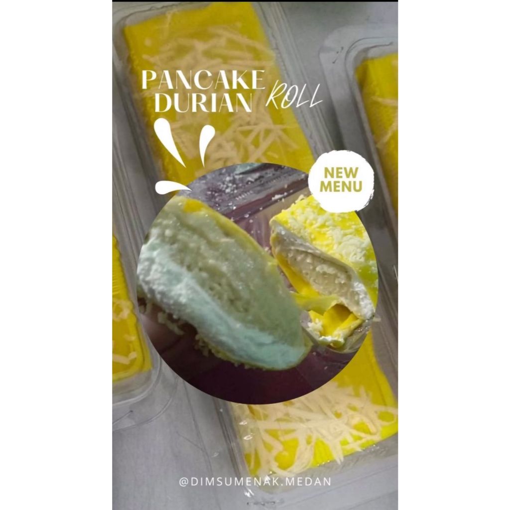

PANCAKE DURIAN ROLL - DIMSUM ENAK MEDAN DIMSUM NELAYAN MEDAN
