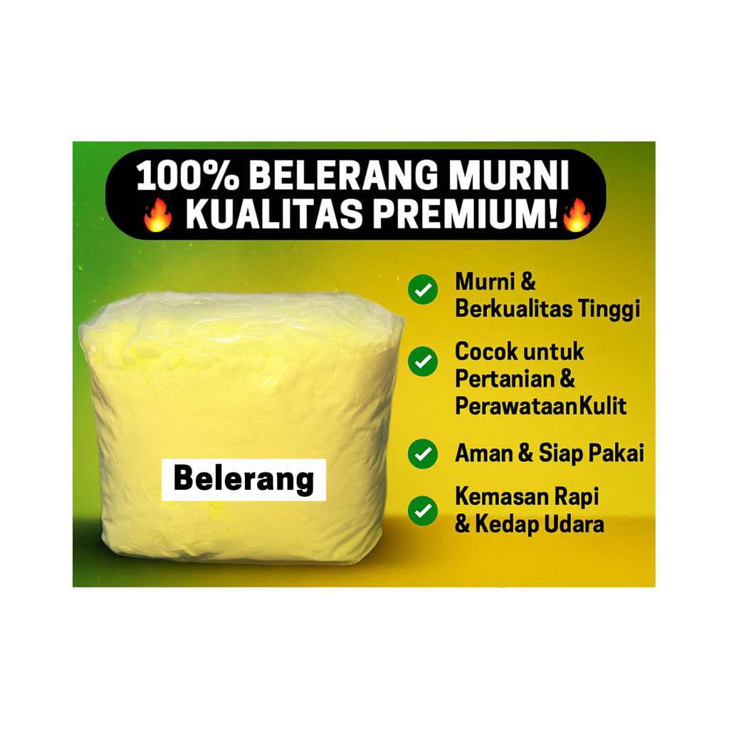 Belerang / Belerang Bubuk / Sulfur Powder 1 Kg