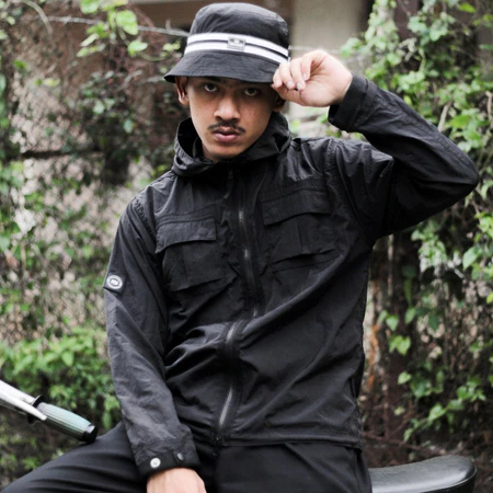 Troublemaker - Overshirt Hoodie - Cervelo Black