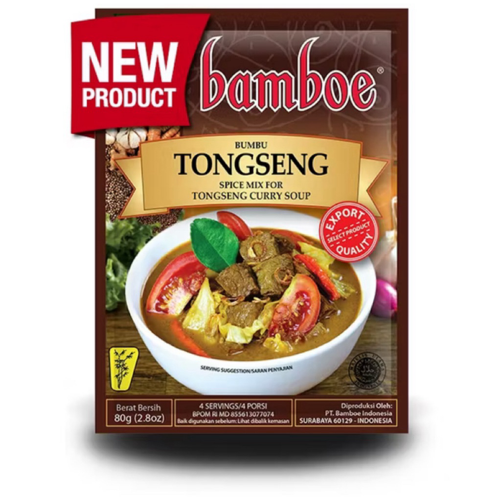

Bamboe Bumbu Tongseng 80g – Bumbu Siap Pakai, Rasa Tongseng Khas Solo!
