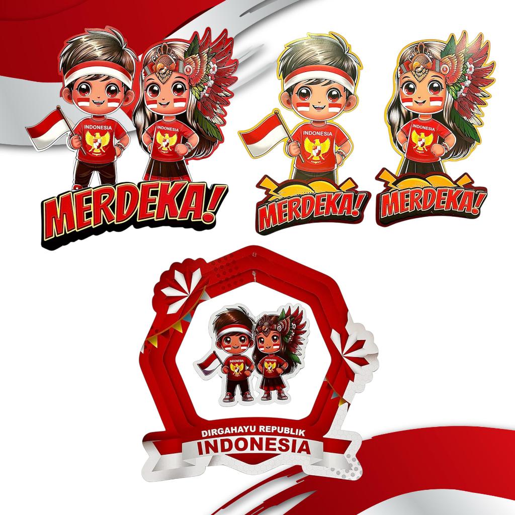 

Sticker Sepasang Dekorasi Dirgahayu RI / Sticker Sepasang Agustusan HUT RI