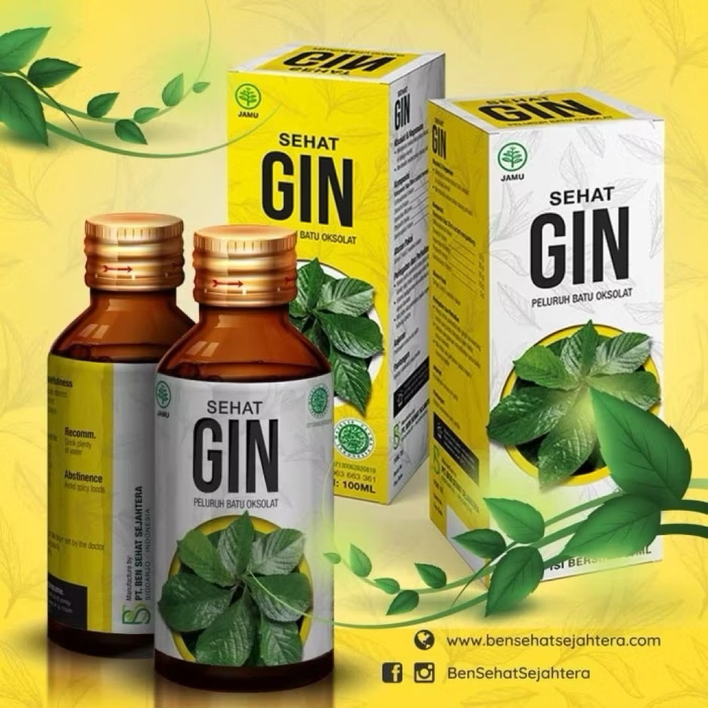

SEHAT GIN (100ML/ 300ML) PENGGANTI BATUGIN