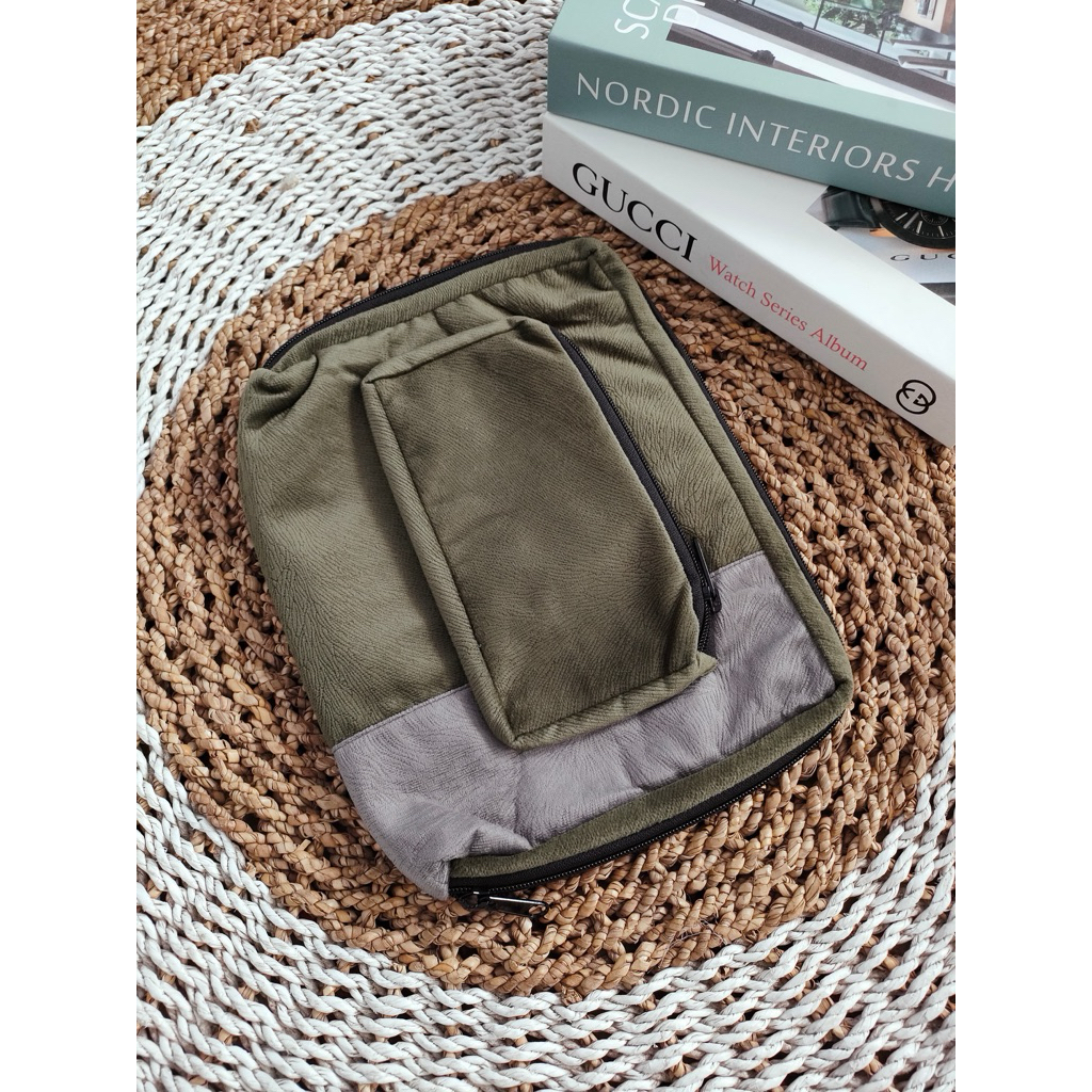 

SAMPUL QUR’AN + KANTONG simple cantik elegan