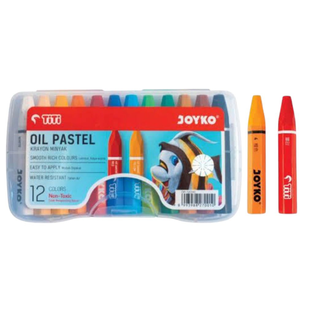 

CRAYON JOYKO 12 WARNA OIL PASTEL