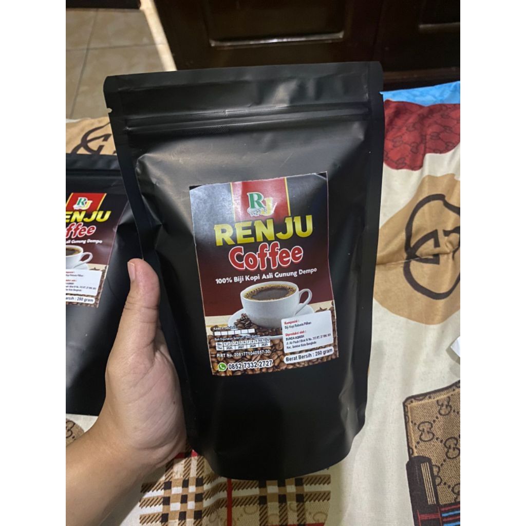 

RENJU - Kopi bubuk asli gunung Dempo Pagaralam