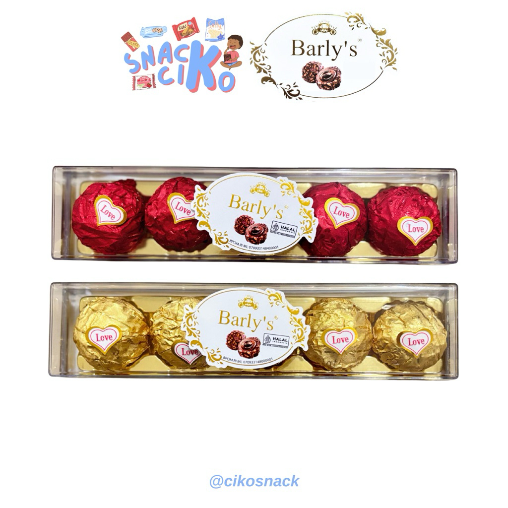 

[READY] Barly’s Peanut Chocolate Ball 62.5g (isi 5 Pcs)