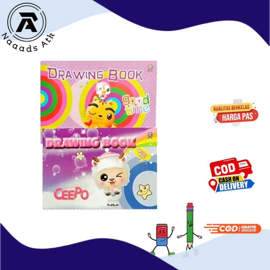 

Buku Gambar Dodo B5 (5pcs) / Buku Gambar Anak SD Buku Gambar A4 Dodo 8 Lembar Isi 10 Buku anak SD