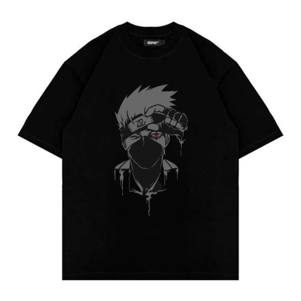 TSHIRT KAOS ANIME NARUTO X KAKASHI / KAOS DISTRO COWOK CEWEK KEREN / NARUTO TSHIRT