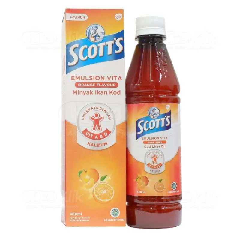 Scott's Emulsion Vita Orange 400 ml / Scott Emulsion