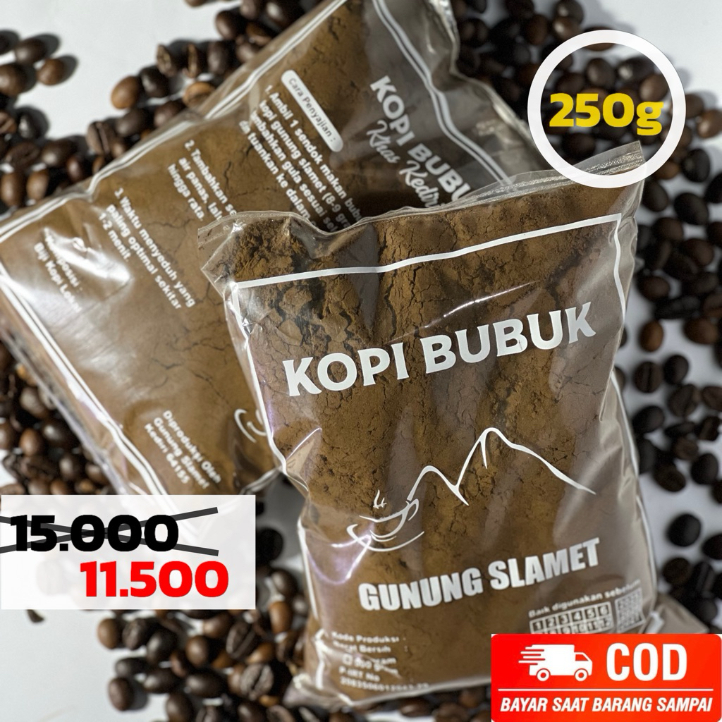 

kopi bubuk khas kediri 250gram original 100%