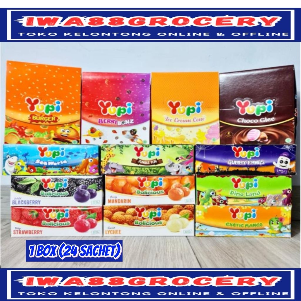 

yupi permen empuk&kenyal 1box isi 24pcs all variant