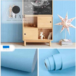 Wallpaper Dinding Polos Abu 45cm x 10m Wallpaper Ruang Tamu 10 meter