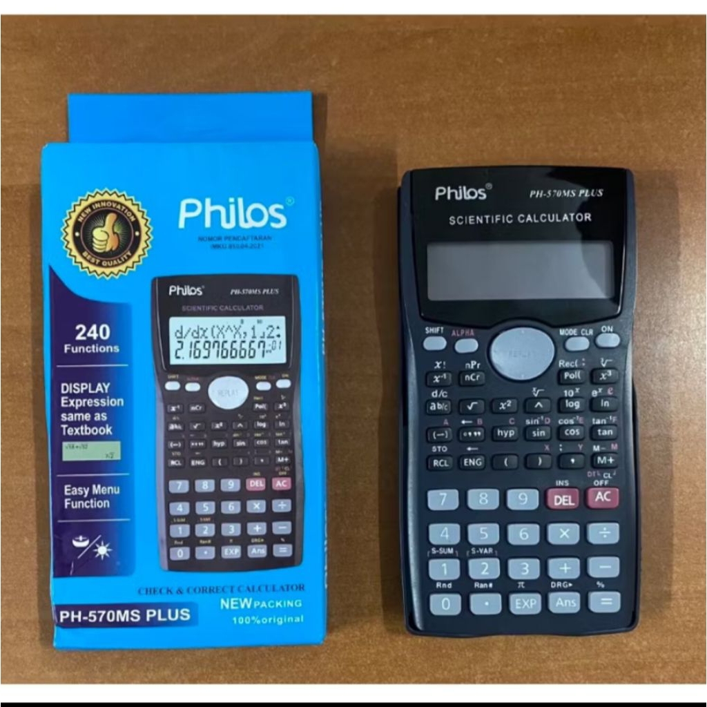 

Kalkulator Scientific PH-570MS | Kalkulator ilmiah PH-570 | Calculator Kalkulator Joyko CC-25 S