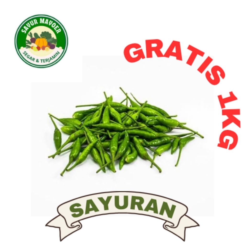 

CABE RAWIT HIJAU per 250g