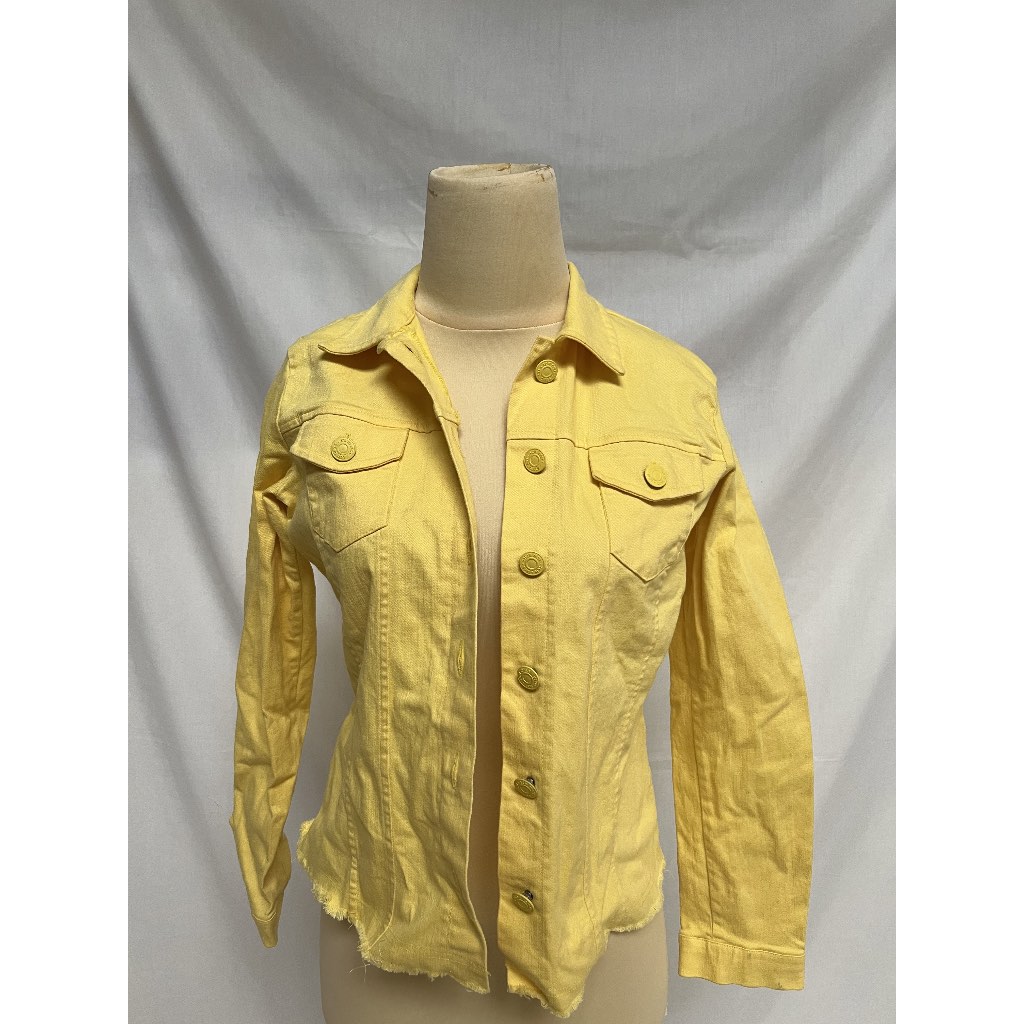 LC Waikiki Yellow Denim Jacket