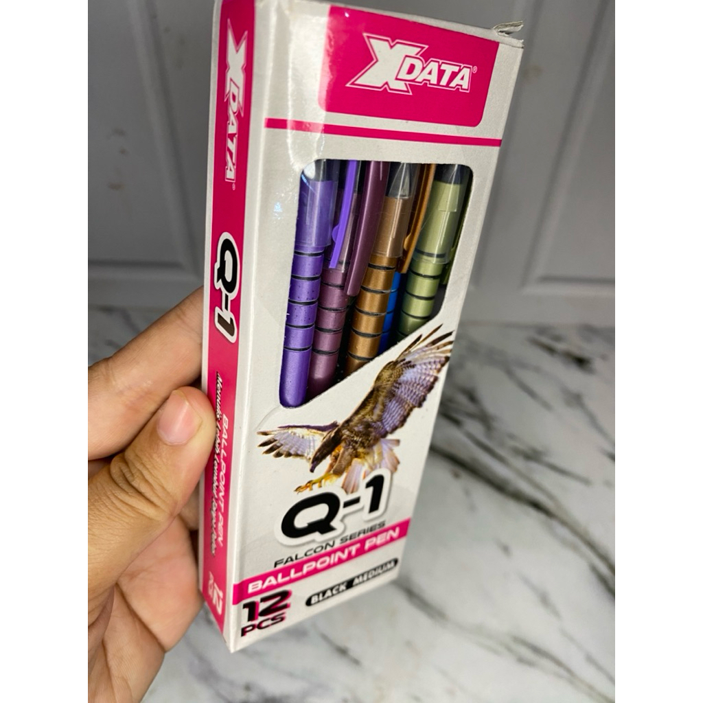 

Termurah PULPEN X-DATA Q- 1 pack isi 12pcs falcon series | Pulpen gel murah | pulpen 1pack murah