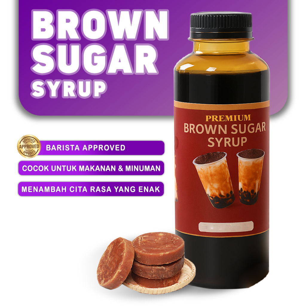 

GULA AREN CAIR PREMIUM / BROWN SUGAR SYRUP / PREMIUM BOBA BROWN SUGAR CAIR / GULA AREN CAIR