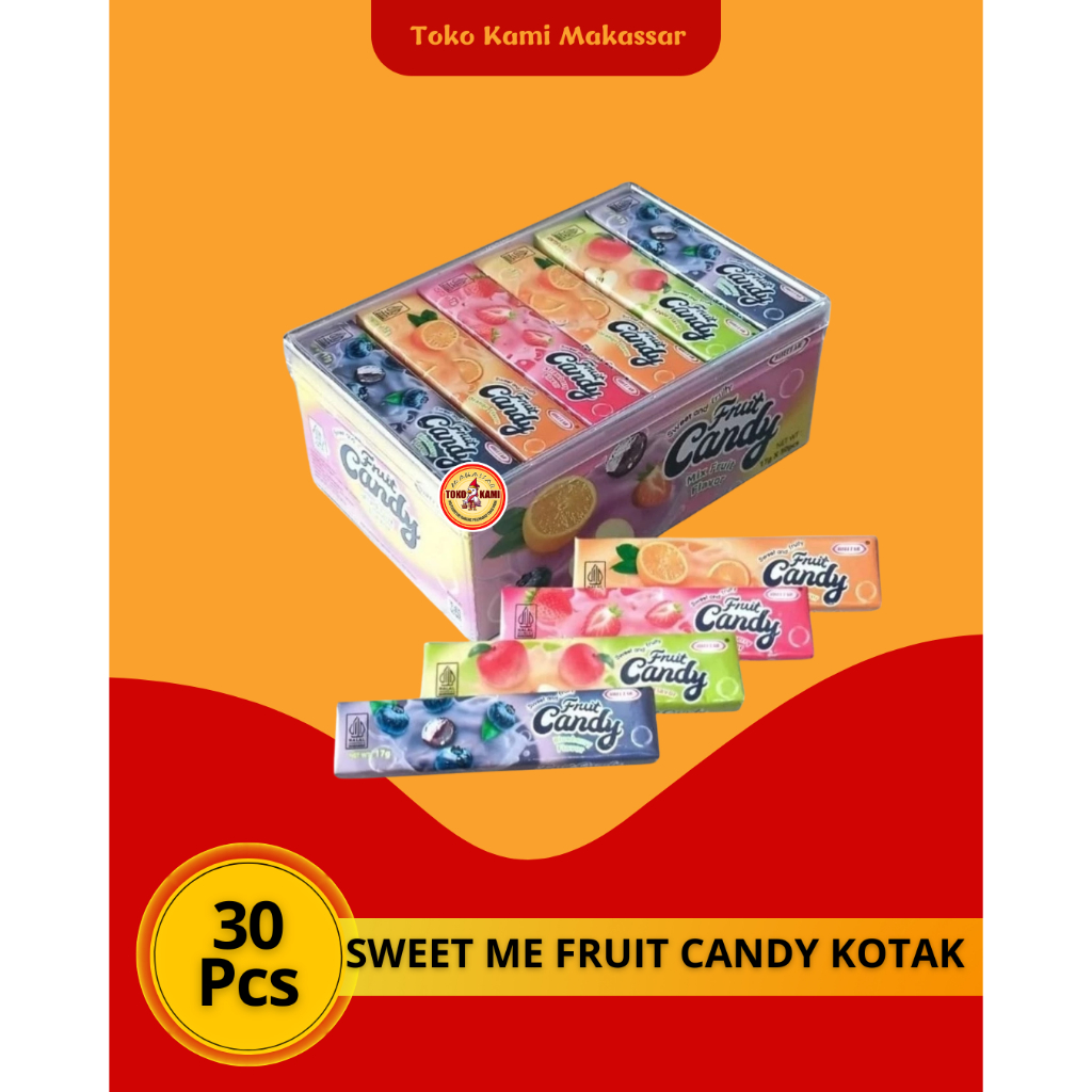 

SWEET ME FRUIT CANDY ISI 30 PCS
