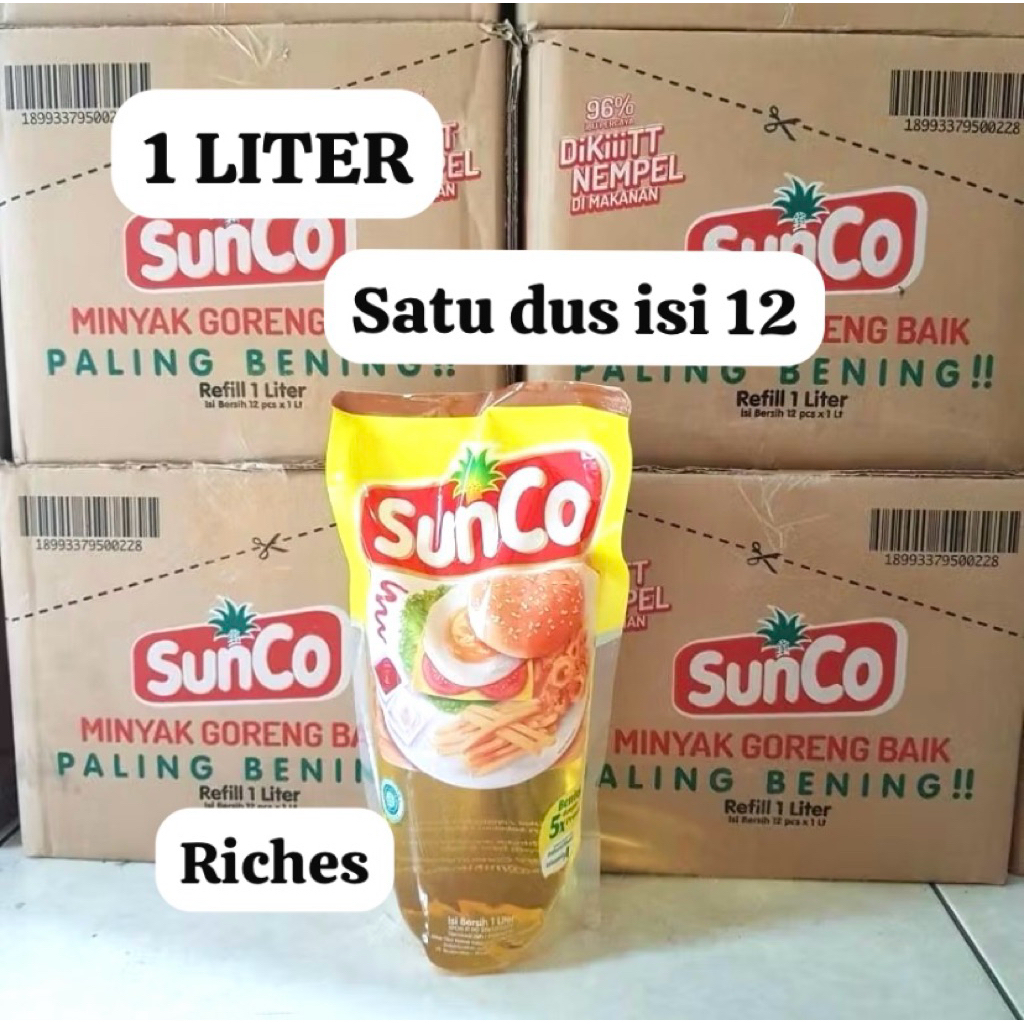 

SunCo Minyak Goreng 1 Liter - 1 Dus ( Isi 12 Pouch )