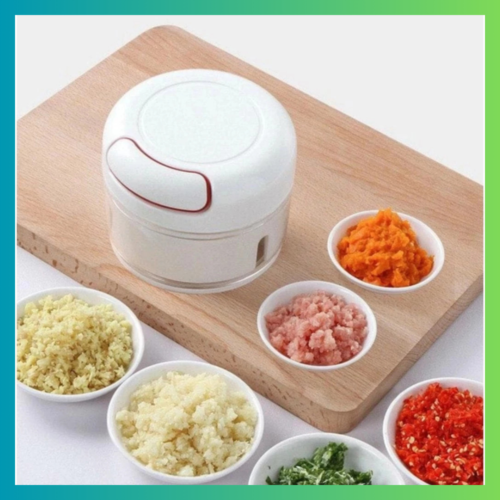 HC Blender Tangan Mini Speedy Chopper Tarik Penghancur Gilingan Bumbu Choper Serbaguna