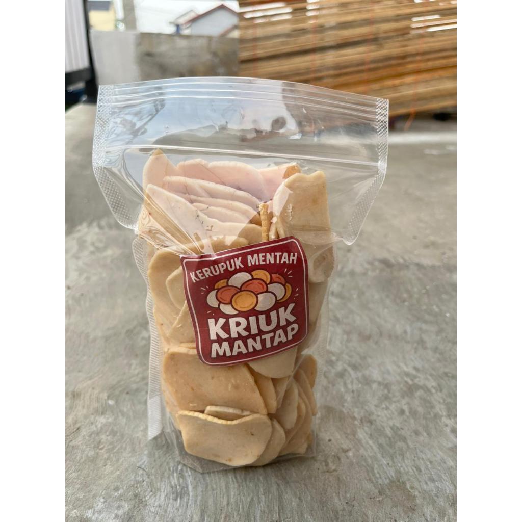 

Kerupuk Mentah Udang kriuk Mantap I Kerupuk udang besar I cemilan teman nasi