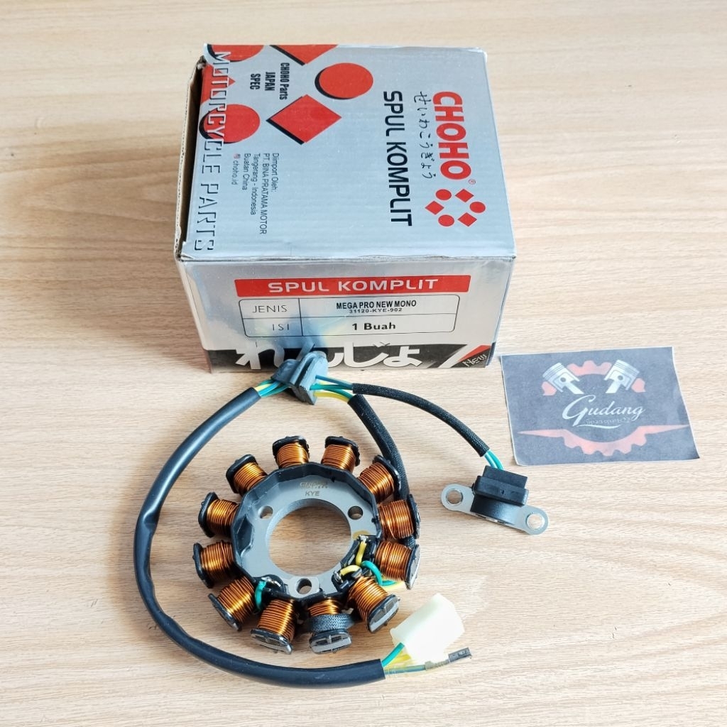 Spool spul plus pulser Megapro New Mono KYE-902 Komplit original CHOHO