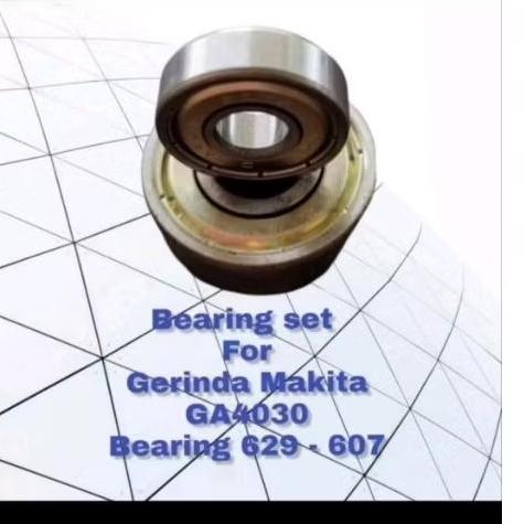 BEARING SET MESIN GERINDA TANGAN 4 INCH GA4030 BEARING 629 - 607 BEARING MESIN GERINDA TANGAN GA 403