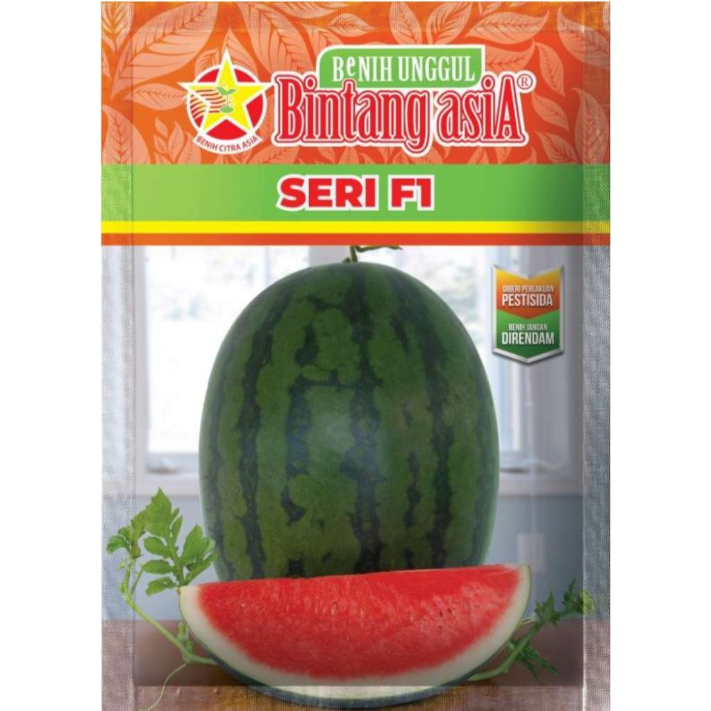 Benih Semangka Non Biji SERI F1 20 Gram Bintang Asia