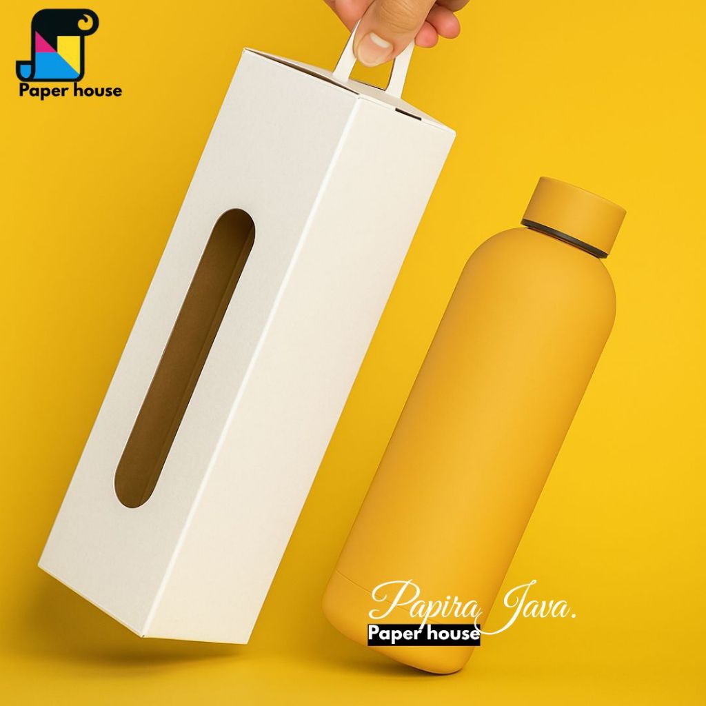 

Paper Box Tumbler Souvenir Botol / Box Hampers Jinjing / Gable Box