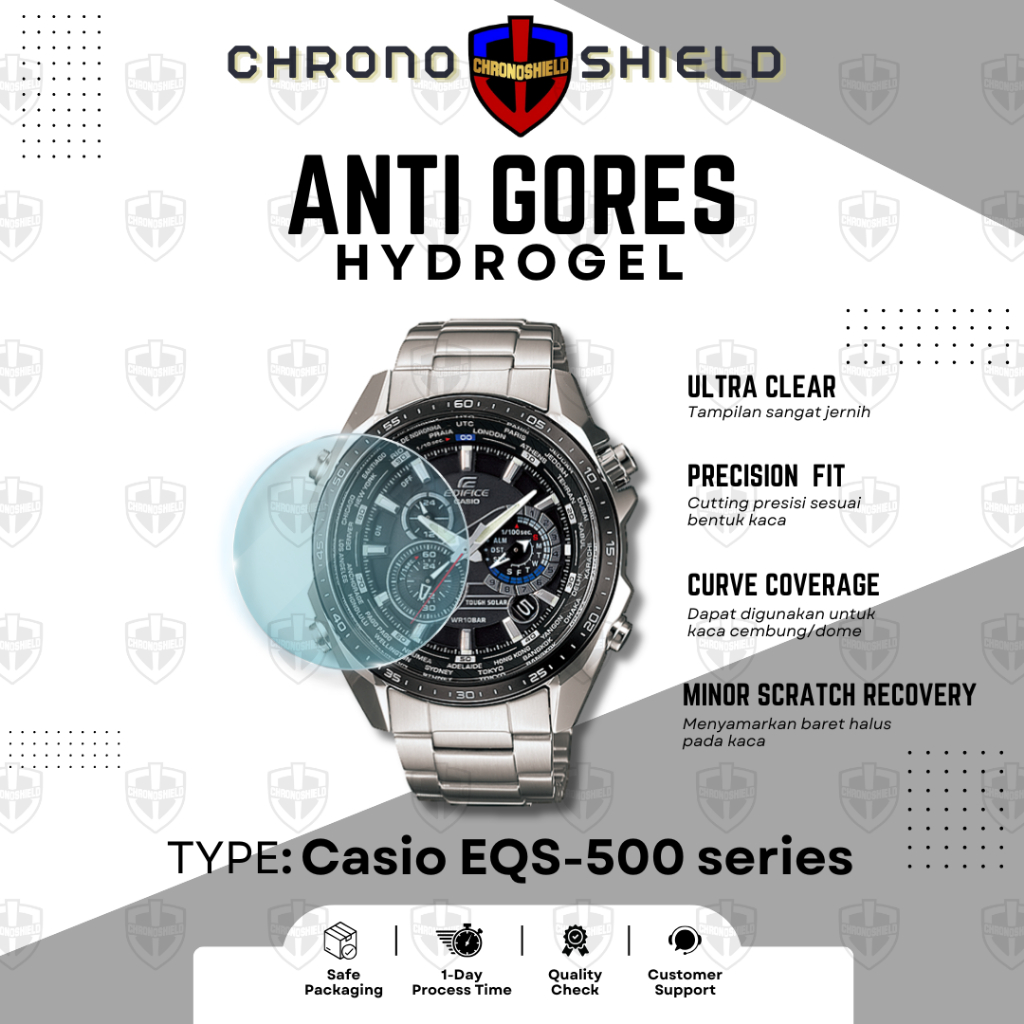 Anti Gores Casio Edifice EQS500 EQS 500 Hydrogel