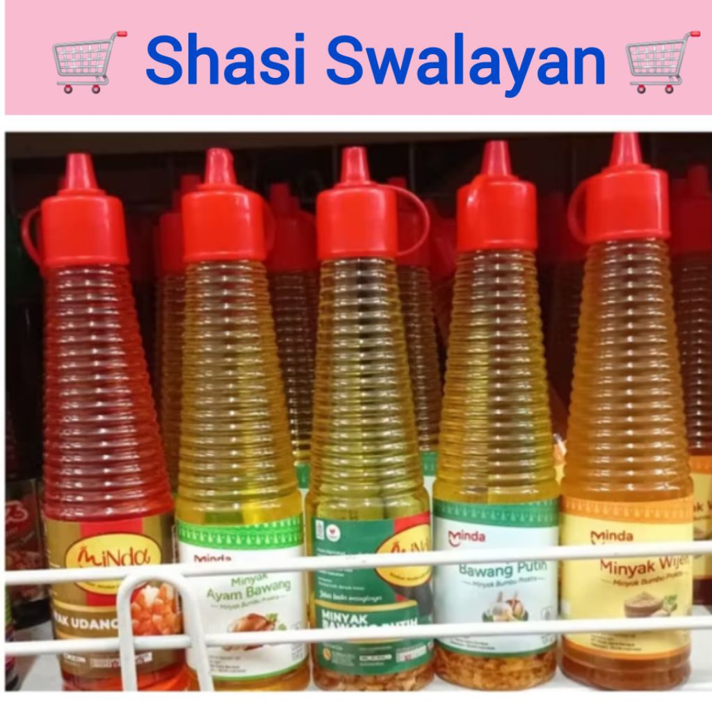 

MINDA Minyak 135 Ml - Wijen/ Udang/ Minyak Bawang Putih/Ayam Bawang