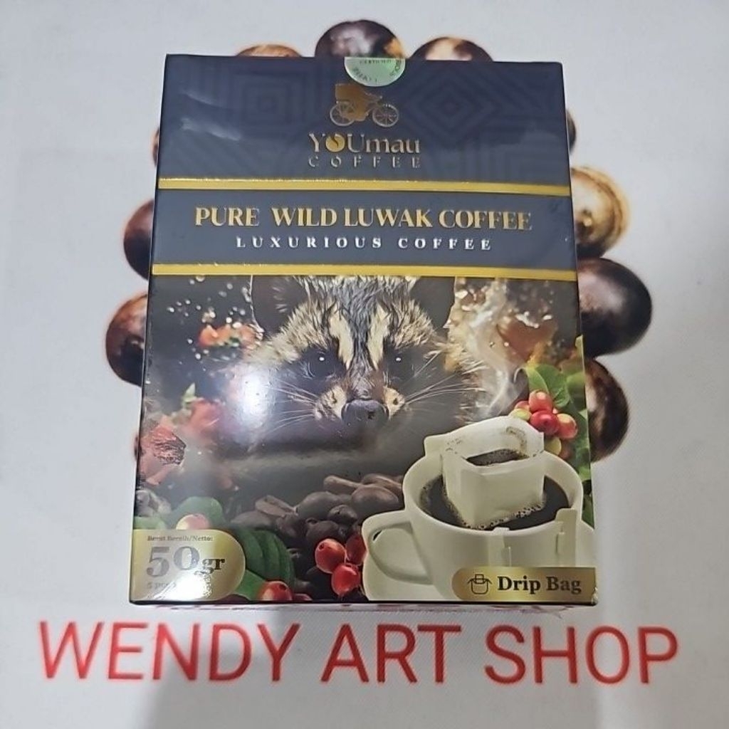 

Pure Wild Luwak Coffee Luxurious Coffee +/- 50 Gram