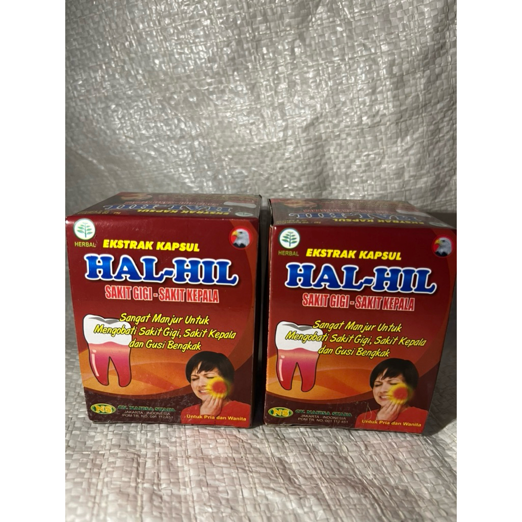 

JAMU EXTRA kapsul HAL HIL obat sakit gigi original