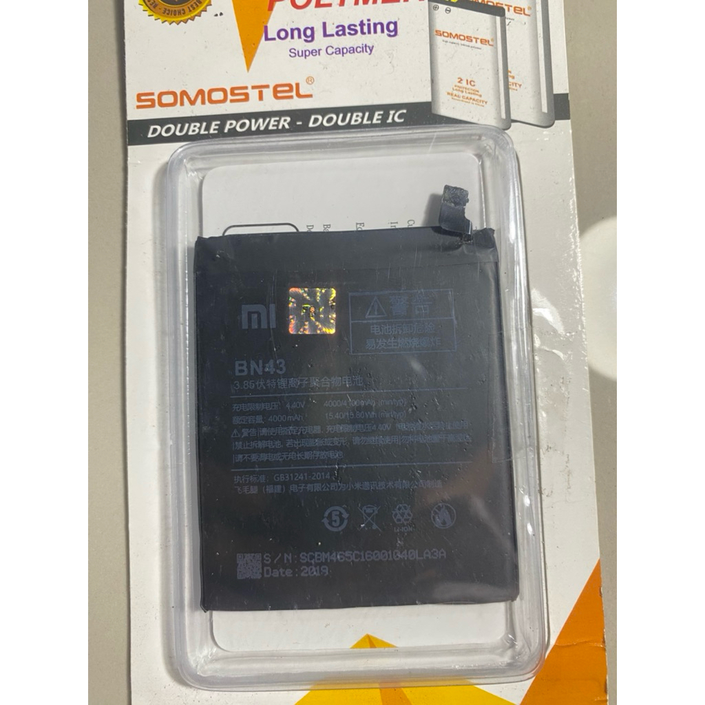 Baterai BN43 | Redmi Note 4x Snapdragon | Bekas