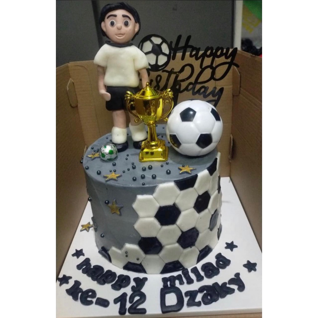 

KUE ULANG TAHUN ANAK LAKI LAKI TEMA BOLA UK 16